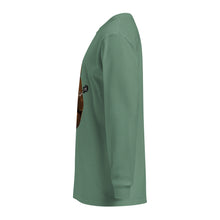 Load image into Gallery viewer, Bear Playing Banjo - Garment-dyed heavyweight long-sleeve shirt