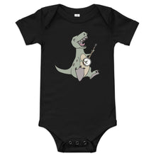 Load image into Gallery viewer, T-Rex Plays Banjo- Baby One Piece