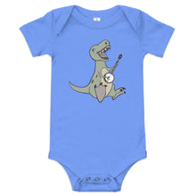 Load image into Gallery viewer, T-Rex Plays Banjo- Baby One Piece