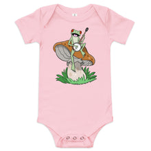 Load image into Gallery viewer, Frog Plays Banjo- Baby One Piece
