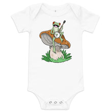 Load image into Gallery viewer, Frog Plays Banjo- Baby One Piece