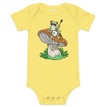 Load image into Gallery viewer, Frog Plays Banjo- Baby One Piece
