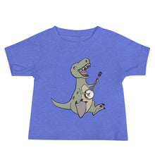 Load image into Gallery viewer, T-Rex Plays Banjo- Baby Short Sleeve