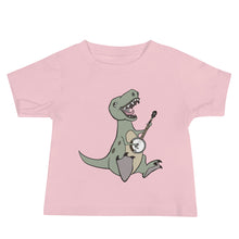 Load image into Gallery viewer, T-Rex Plays Banjo- Baby Short Sleeve