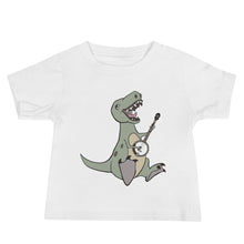 Load image into Gallery viewer, T-Rex Plays Banjo- Baby Short Sleeve