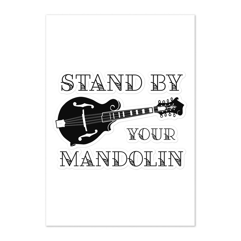 Stand By Your Mandolin Sticker