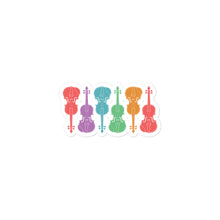 Load image into Gallery viewer, Colorful Fiddles Sticker
