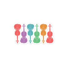 Load image into Gallery viewer, Colorful Fiddles Sticker