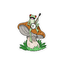 Load image into Gallery viewer, Frog Plays Banjo Sticker