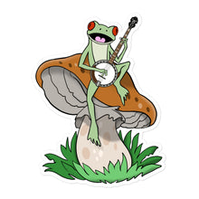 Load image into Gallery viewer, Frog Plays Banjo Sticker