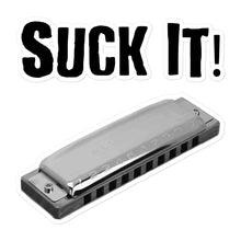 Load image into Gallery viewer, Suck It! Harmonica Sticker