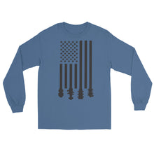 Load image into Gallery viewer, Bluegrass Flag Stocks in Black- Unisex Long Sleeve