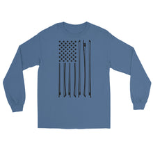 Load image into Gallery viewer, Bow Flag in Black- Unisex Long Sleeve