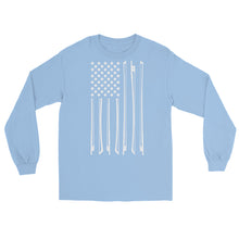 Load image into Gallery viewer, Bow Flag in White- Unisex Long Sleeve