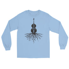 Load image into Gallery viewer, Upright Bass Roots in Black- Unisex Long Sleeve