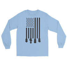 Load image into Gallery viewer, Bluegrass Flag Stocks in Black- Unisex Long Sleeve