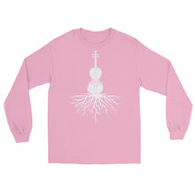 Load image into Gallery viewer, Fiddle Roots in White- Unisex Long Sleeve