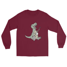 Load image into Gallery viewer, T-Rex Plays Banjo- Unisex Long Sleeve