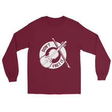 Load image into Gallery viewer, Don't Fret It in White- Unisex Long Sleeve