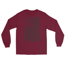 Load image into Gallery viewer, Bluegrass Flag Stocks in Black- Unisex Long Sleeve
