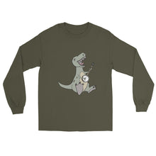Load image into Gallery viewer, T-Rex Plays Banjo- Unisex Long Sleeve