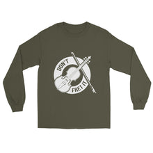 Load image into Gallery viewer, Don't Fret It in White- Unisex Long Sleeve
