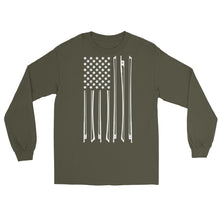 Load image into Gallery viewer, Bow Flag in White- Unisex Long Sleeve