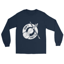 Load image into Gallery viewer, Don't Fret It in White- Unisex Long Sleeve