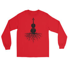 Load image into Gallery viewer, Fiddle Roots in Black- Unisex Long Sleeve