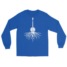 Load image into Gallery viewer, Banjo Roots in White- Unisex Long Sleeve