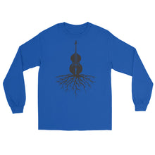 Load image into Gallery viewer, Upright Bass Roots in Black- Unisex Long Sleeve