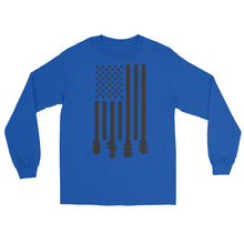 Load image into Gallery viewer, Bluegrass Flag Stocks in Black- Unisex Long Sleeve