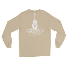 Load image into Gallery viewer, Dobro Roots in White w/ Plain Front- Unisex Long Sleeve
