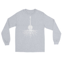 Load image into Gallery viewer, Banjo Roots in White- Unisex Long Sleeve