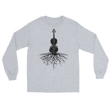 Load image into Gallery viewer, Fiddle Roots in Black- Unisex Long Sleeve
