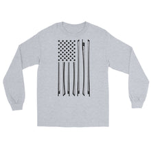 Load image into Gallery viewer, Bow Flag in Black- Unisex Long Sleeve