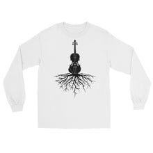 Load image into Gallery viewer, Fiddle Roots in Black- Unisex Long Sleeve