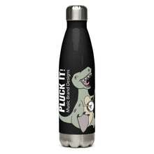 Load image into Gallery viewer, T-Rex Plays Banjo Stainless Steel Water Bottle