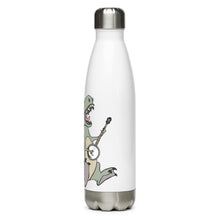 Load image into Gallery viewer, T-Rex Plays Banjo Stainless Steel Water Bottle