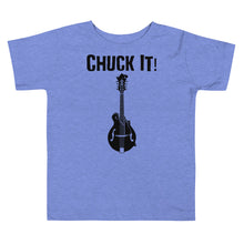 Load image into Gallery viewer, Chuck It! Mandolin in Black Toddler Short Sleeve Tee