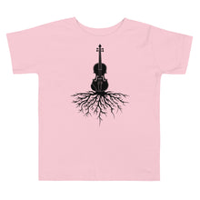 Load image into Gallery viewer, Fiddle Roots in Black- Toddler Short Sleeve
