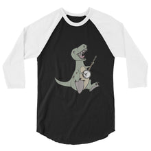 Load image into Gallery viewer, T-Rex Pays Banjo- Unisex 3/4 Sleeve