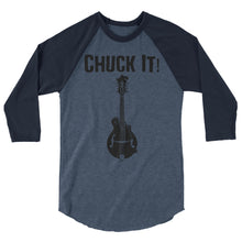Load image into Gallery viewer, Chuck It! Mandolin in Black- Unisex 3/4 Sleeve