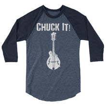 Load image into Gallery viewer, Chuck It! Mandolin in White- Unisex 3/4 Sleeve