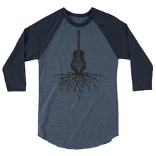 Load image into Gallery viewer, Dobro Roots in Black- Unisex 3/4 Sleeve