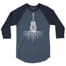 Load image into Gallery viewer, Dobro Roots in White- Unisex 3/4 Sleeve