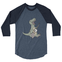Load image into Gallery viewer, T-Rex Pays Banjo- Unisex 3/4 Sleeve