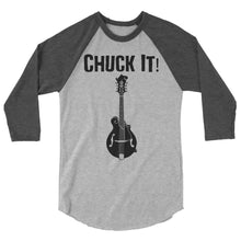 Load image into Gallery viewer, Chuck It! Mandolin in Black- Unisex 3/4 Sleeve