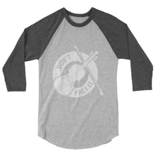 Load image into Gallery viewer, Don't Fret It in White- Unisex 3/4 Sleeve