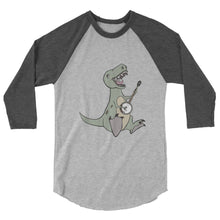 Load image into Gallery viewer, T-Rex Pays Banjo- Unisex 3/4 Sleeve